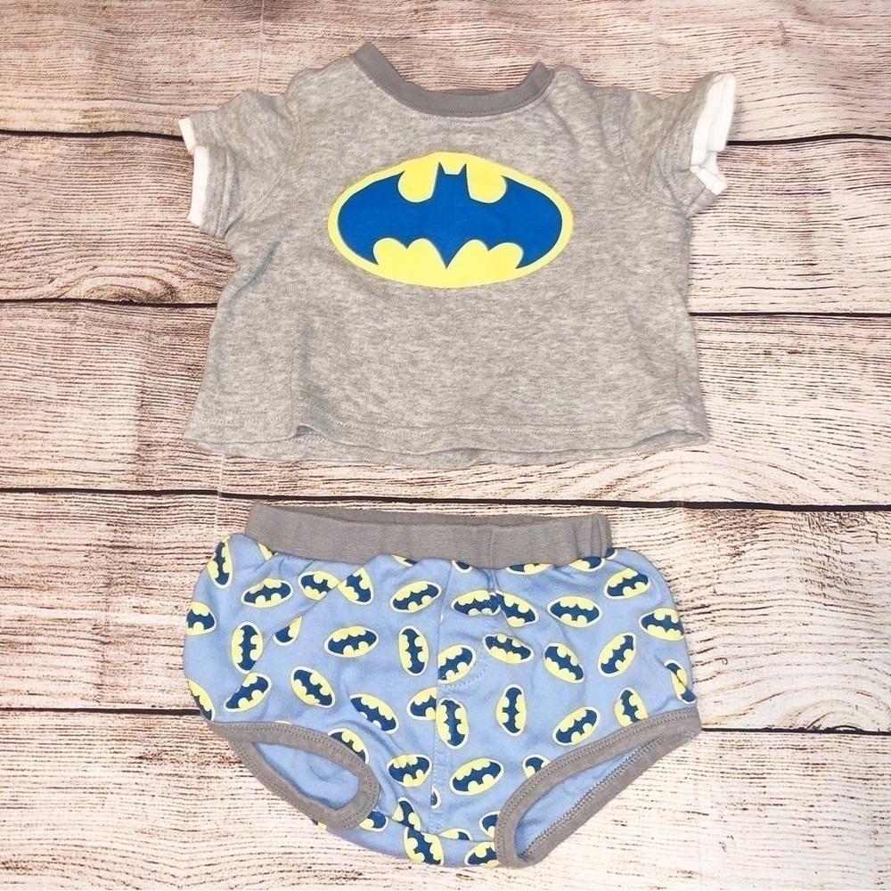 Batman Infant Shirt and Diaper Cover Size 6 Months